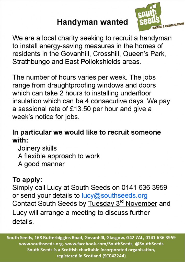 Handyman wanted